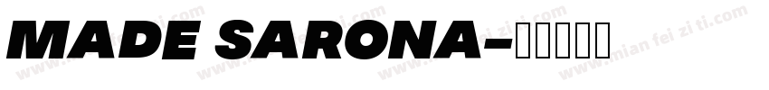MADE SARONA字体转换